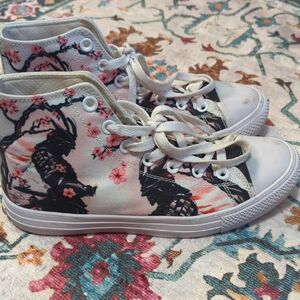 RAAD Floral High-Top Sneakers